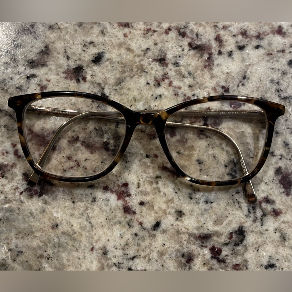 Longchamp Tortoiseshell Eyeglass Frames - Classic Square Shape
